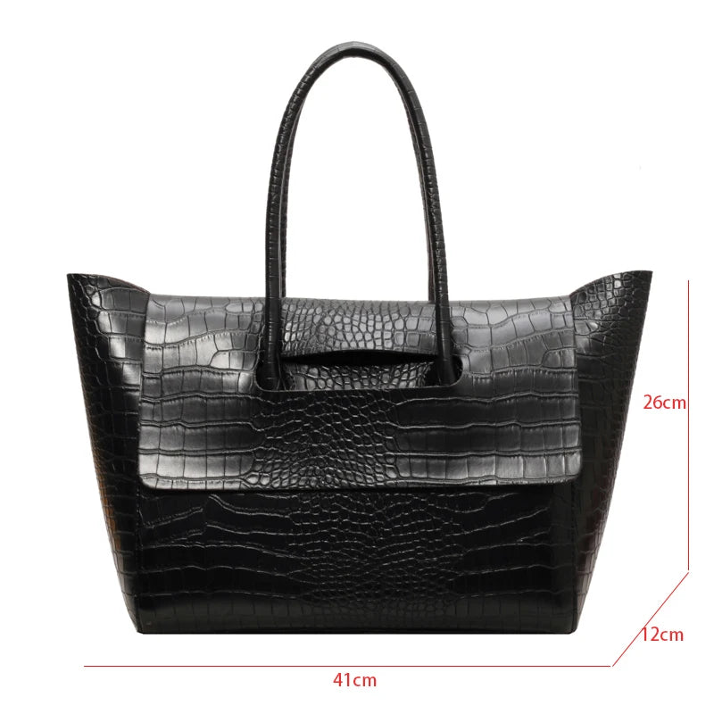 Sac à Main Luxe Femme Motif Crocodile